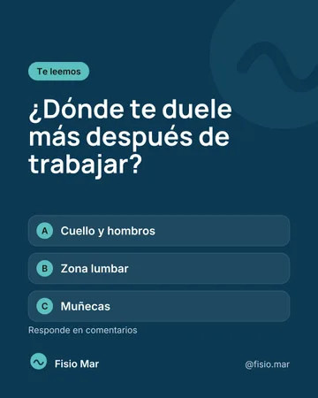 Pregunta que abre conversación (Fisio Mar, proyecto de demostración)