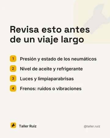 Checklist útil (Taller Ruiz, proyecto de demostración)